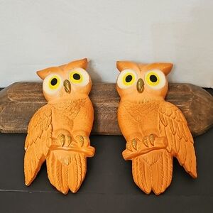 Vintage Miller Studio Claybake Owls